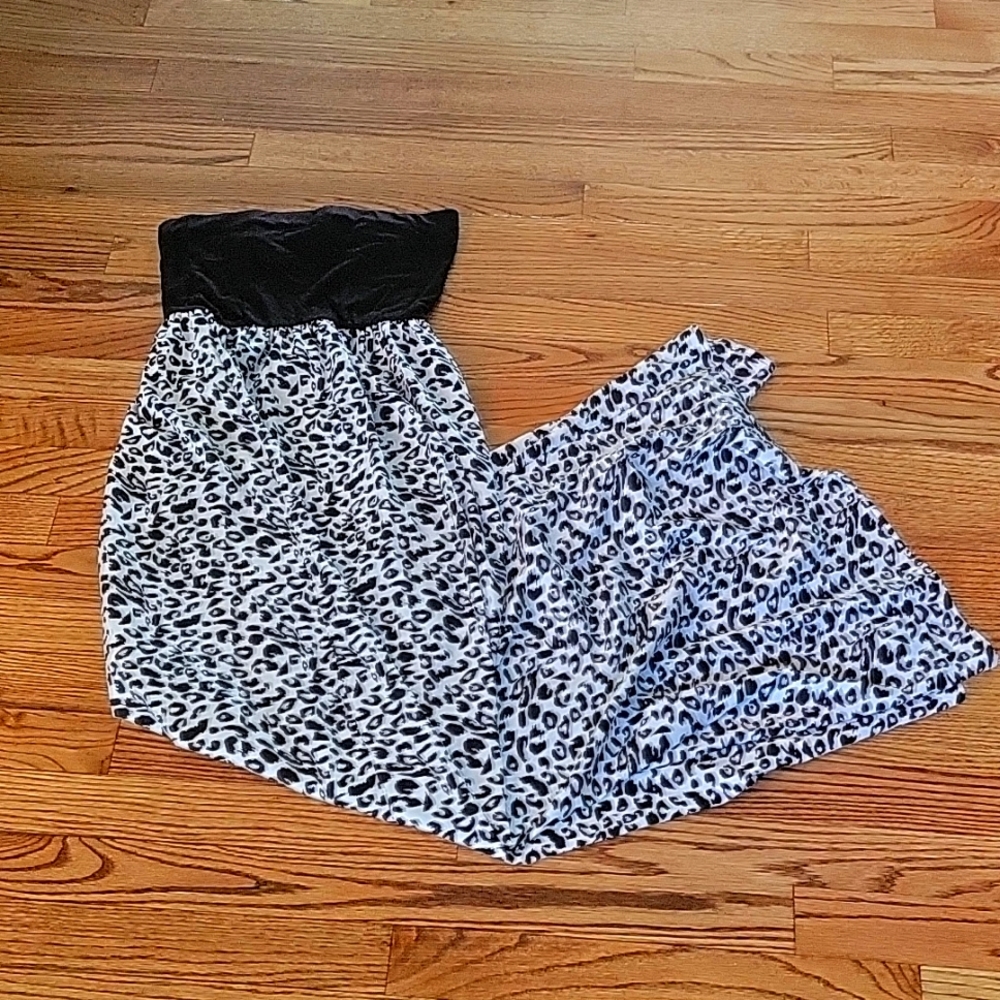 Black and leopard maxi small